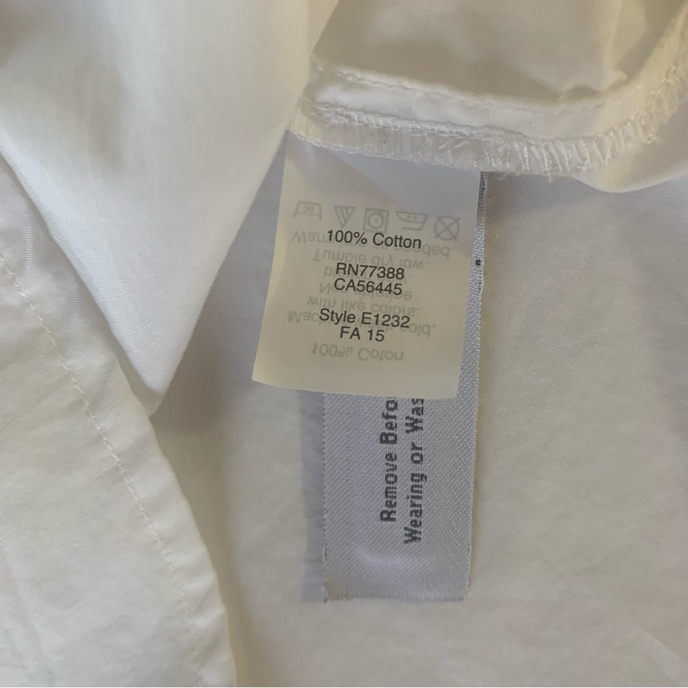 Madewell White Button Down Long Sleeve Top Womens Size Small - Picture 3 of 11